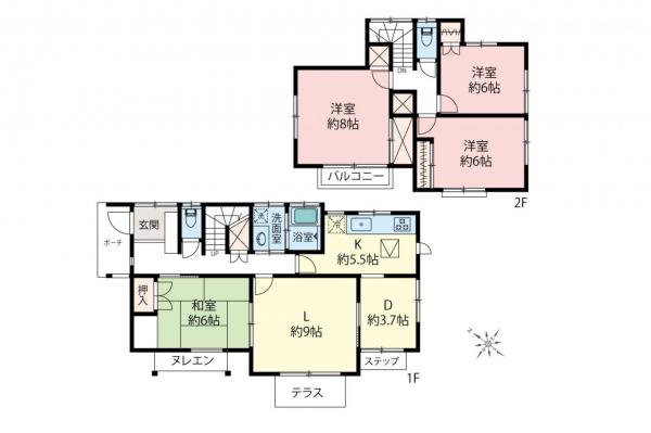 中古一戸建て 狭山市柏原 西武新宿線狭山市駅 1,990万円