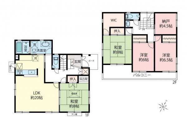 中古一戸建て 入間市宮寺 西武池袋線入間市駅 2,390万円