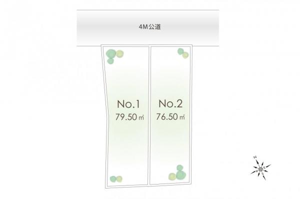 土地 杉並区下井草１丁目 JR中央線阿佐ヶ谷駅 6,590万円～6,840万円