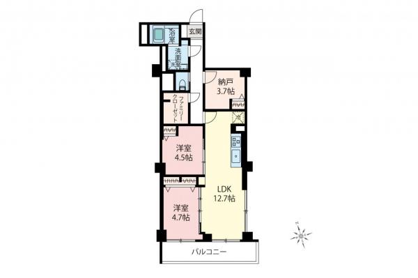 中古マンション 練馬区豊玉北１丁目 都営大江戸線新江古田駅 4,690万円