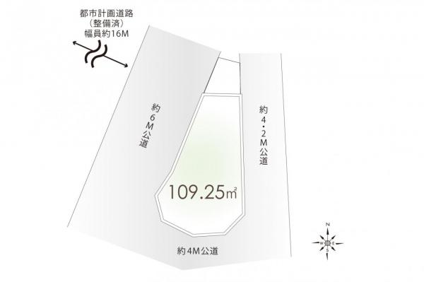 土地 所沢市上新井５丁目 西武池袋線小手指駅 2,680万円