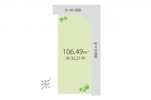 土地 狭山市富士見１丁目 西武新宿線狭山市駅 1,880万円