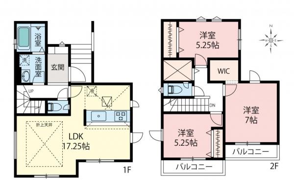 新築一戸建て 川越市霞ケ関北４丁目 東武東上線霞ケ関駅 3,499万円