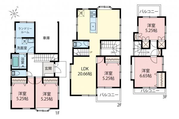 中古一戸建て 富士見市上沢１丁目 東武東上線鶴瀬駅 3,590万円