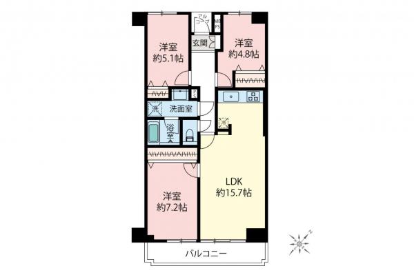 中古マンション 入間郡三芳町大字藤久保 東武東上線みずほ台駅 1,999万円