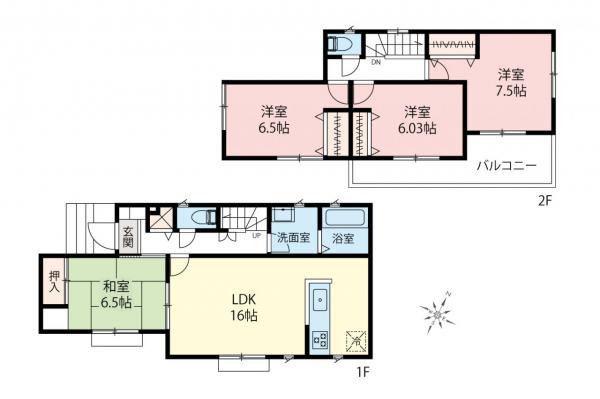 中古一戸建て 所沢市大字下富 西武新宿線新所沢駅 2,990万円