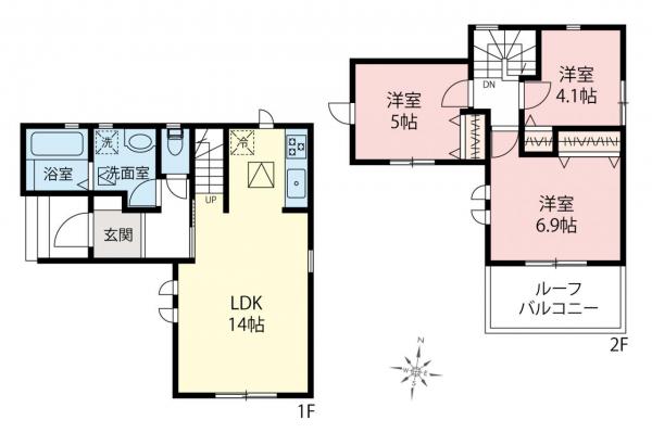 新築一戸建て 西東京市南町２丁目 西武新宿線田無駅 6,180万円