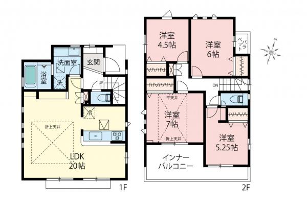新築一戸建て 富士見市渡戸３丁目 東武東上線ふじみ野駅 4,990万円