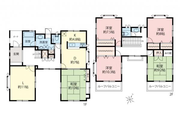 中古一戸建て 狭山市柏原 西武新宿線狭山市駅 3,100万円