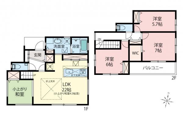 新築一戸建て 川越市大字寺尾 東武東上線上福岡駅 4,680万円
