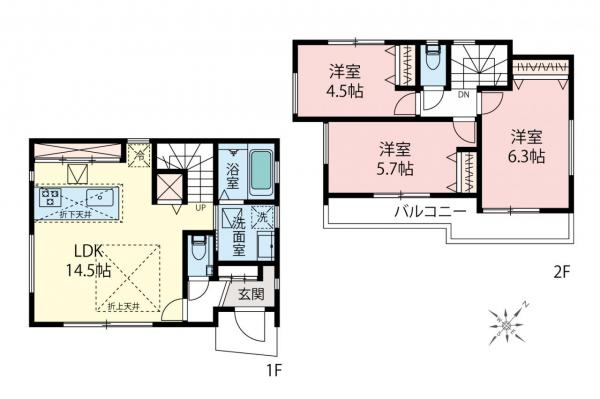 新築一戸建て 朝霞市根岸台４丁目 東武東上線朝霞駅 4,780万円