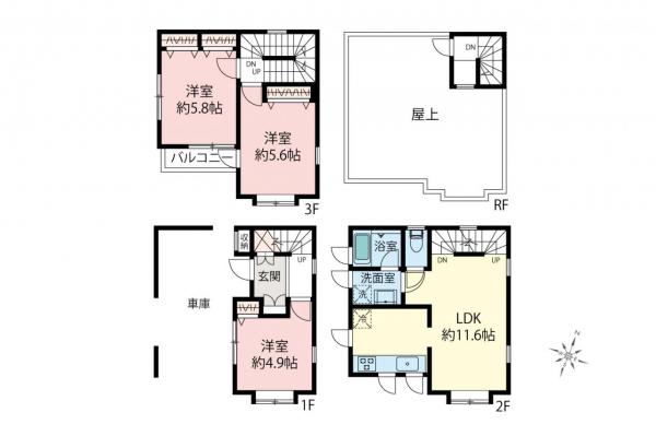 中古一戸建て 杉並区荻窪１丁目 JR中央線荻窪駅 7,890万円