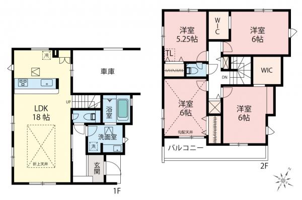 新築一戸建て 富士見市大字水子 東武東上線みずほ台駅 5,198万円