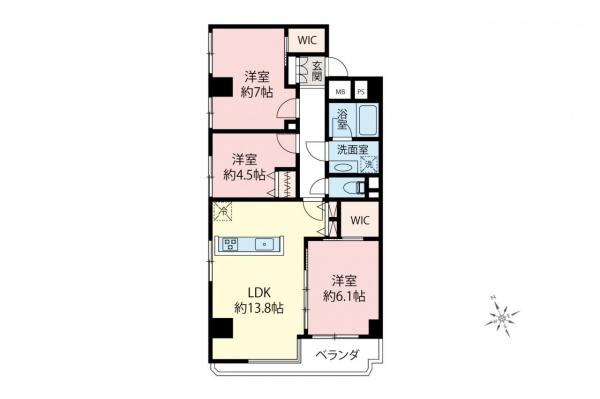 中古マンション 杉並区梅里２丁目 丸の内線新高円寺駅 6,180万円
