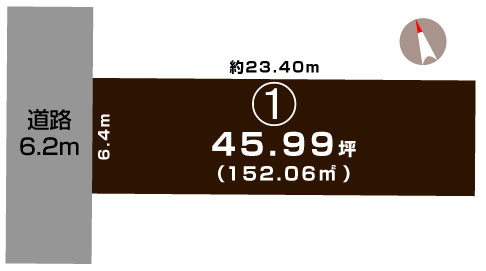 土地 燕市吉田旭町４丁目 JR弥彦線吉田駅 150万円～398万円