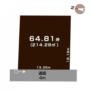 土地 新潟市西区小新３丁目6-9隣地 JR越後線小針駅 11800000