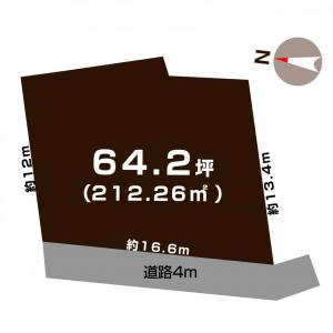土地 新潟市東区寺山１丁目14-11 JR白新線東新潟駅 13800000