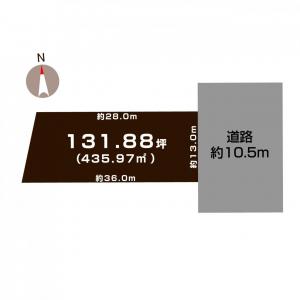 土地 長岡市浦6337番地 JR信越本線来迎寺駅 6500000