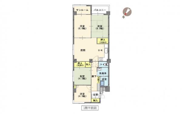 中古マンション 新潟市東区東明２丁目 JR信越本線越後石山駅 650万円
