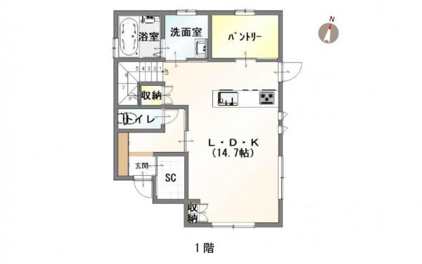 中古戸建 新潟市北区松浜東町１丁目 JR白新線新崎駅 1,900万円