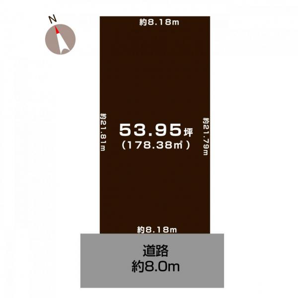 土地 長岡市花園3丁目 JR信越本線長岡駅 1,089万円