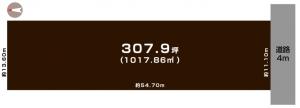 土地 三条市月岡２丁目19付近 JR信越本線三条駅 4700000