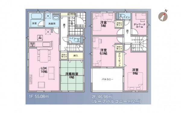 新築戸建 新潟市東区石山６丁目 JR信越本線越後石山駅 2,980万円～3,180万円