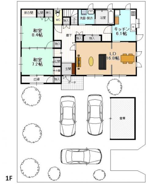 中古戸建 加茂市柳町２丁目 JR信越本線加茂駅 1,650万円