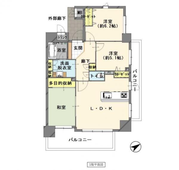 中古マンション 新潟市中央区下大川前通２ノ町 JR越後線新潟駅 2,500万円