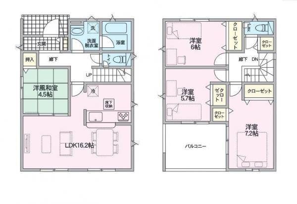 新築戸建 新潟市中央区米山６丁目 JR越後線新潟駅 3,580万円～3,780万円
