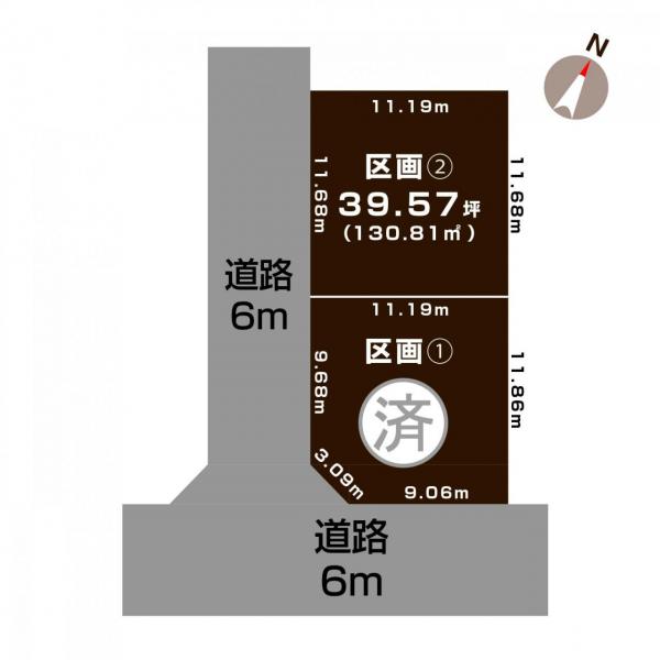 土地 新潟市江南区西町３丁目 JR信越本線亀田駅 1,458万円