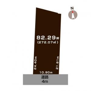 土地 新潟市東区藤見町２丁目25-16 JR白新線大形駅 13800000