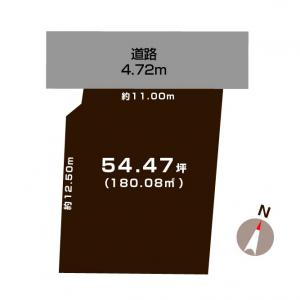 土地 新潟市江南区亀田東町１丁目3-1 JR信越本線亀田駅 12800000