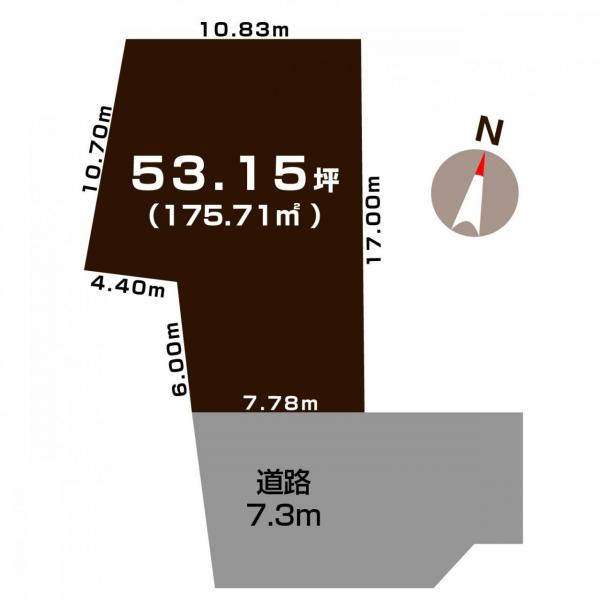 土地 新潟市江南区所島２丁目 JR信越本線亀田駅 880万円