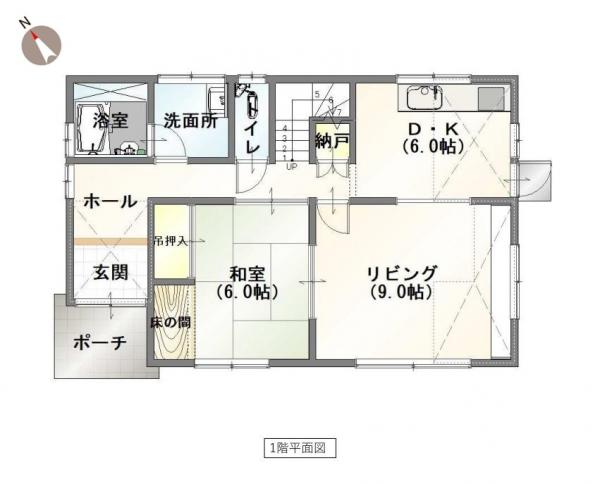 中古戸建 新発田市豊町2丁目 JR白新線新発田駅 1,100万円