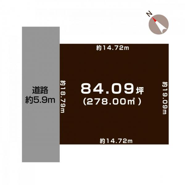 土地 長岡市地蔵２丁目 JR上越新幹線長岡駅 1,448万円