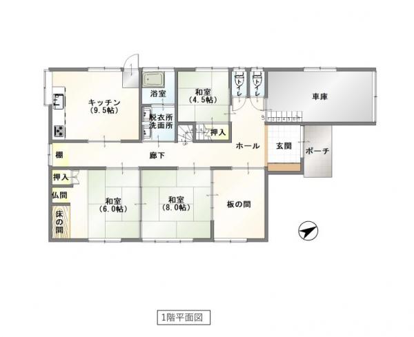 中古戸建 新発田市大栄町５丁目 JR白新線新発田駅 680万円
