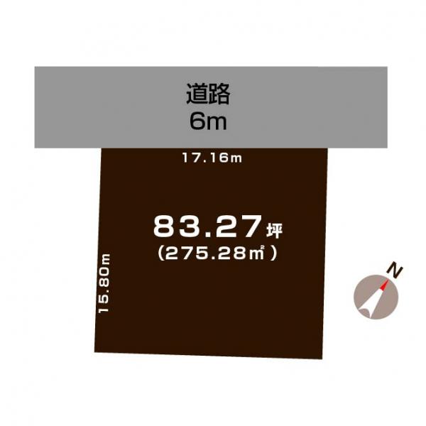 土地 新潟市西区新中浜６丁目 JR越後線内野西が丘駅 995万円