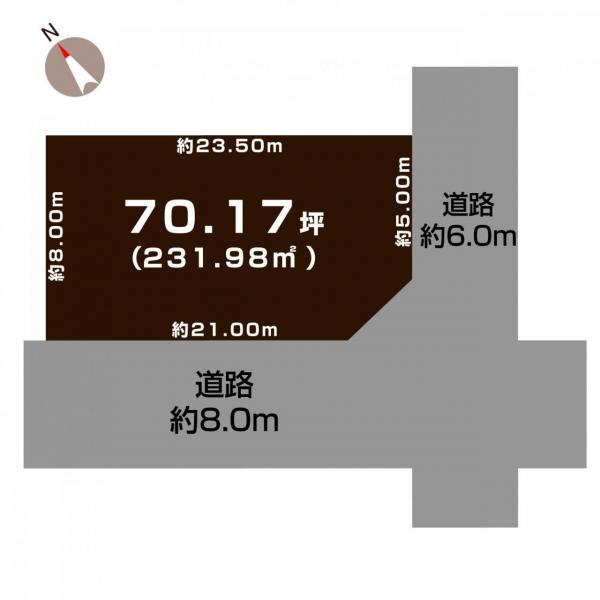 土地 長岡市住吉３丁目 JR信越本線長岡駅 1,400万円
