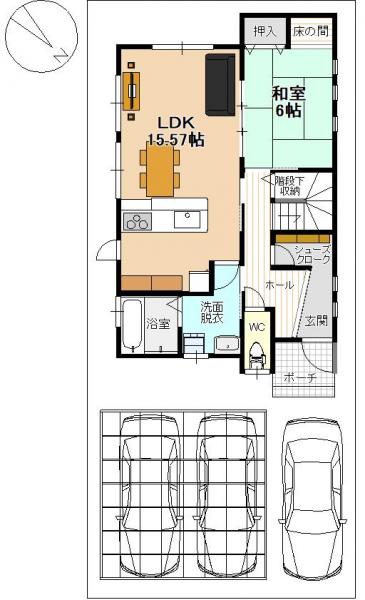 中古戸建 三条市石上2丁目 JR弥彦線北三条駅 2,500万円