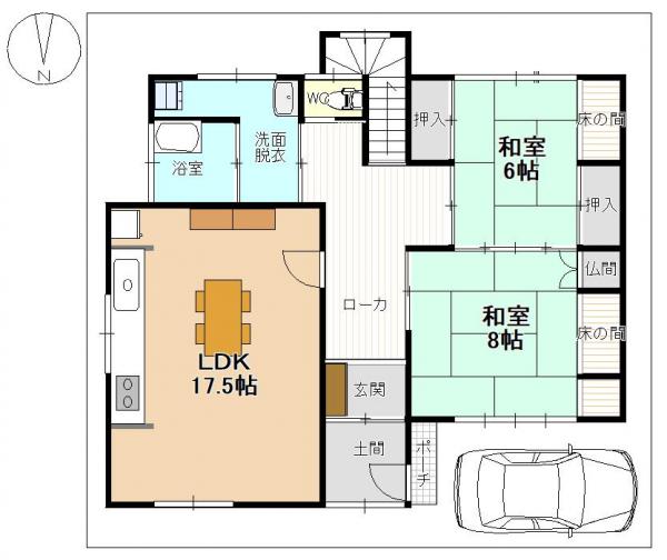 中古戸建 三条市西大崎1丁目 JR信越本線東三条駅 450万円