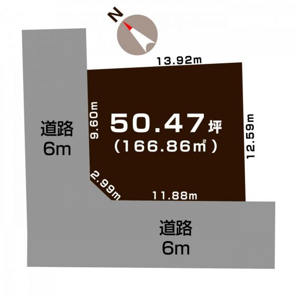 土地 新潟市西区青山８丁目 JR越後線青山駅 1,500万円