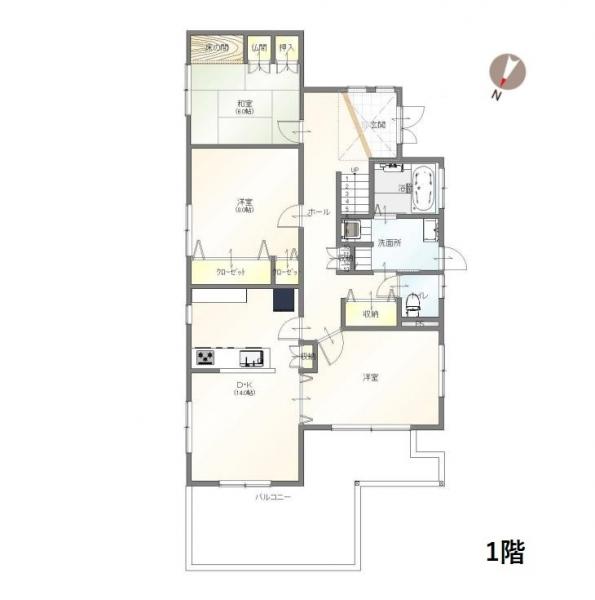中古戸建 新潟市西区五十嵐中島５丁目 JR越後線内野西が丘駅 1,390万円