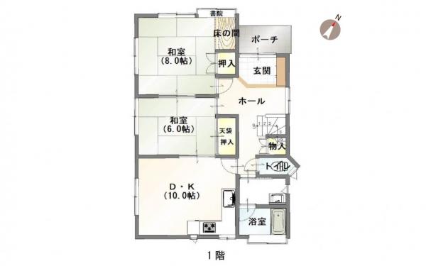 中古戸建 新潟市東区粟山２丁目 JR信越本線越後石山駅 1,498万円