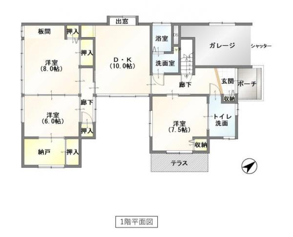 中古戸建 新潟市北区柳原１丁目 JR白新線豊栄駅 1,680万円