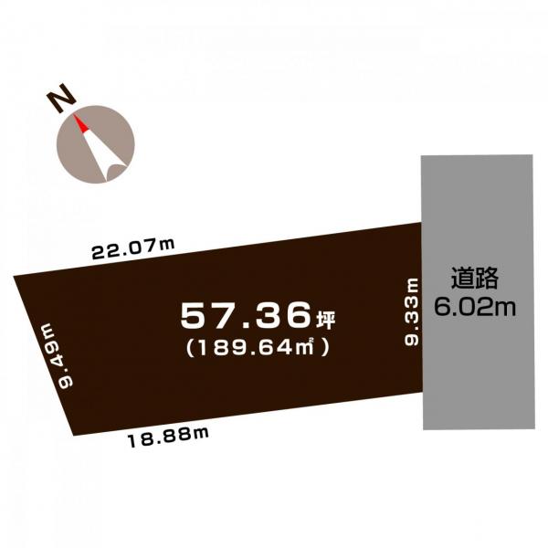 土地 新発田市大手町２丁目 JR羽越本線新発田駅 560万円