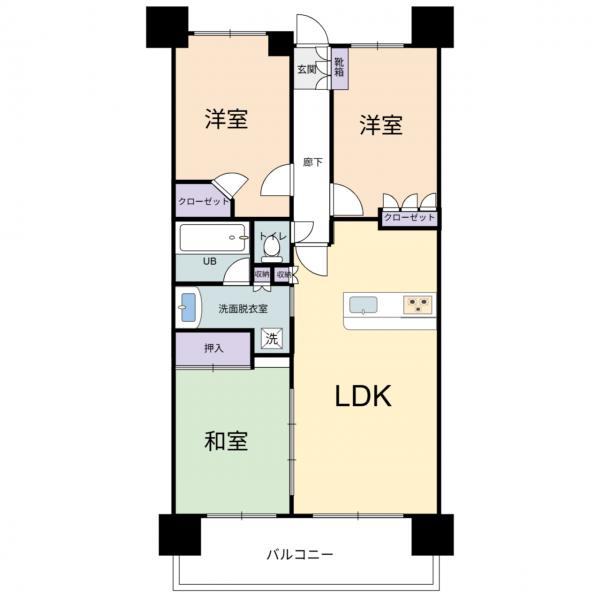 中古マンション 長岡市柏町２丁目 JR信越本線長岡駅 1,880万円
