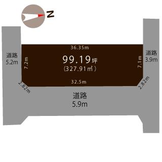 土地 加茂市八幡２丁目 JR信越本線加茂駅 250万円