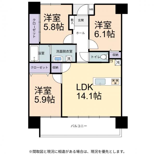 中古マンション 長岡市東新町１丁目 JR信越本線長岡駅 2,190万円