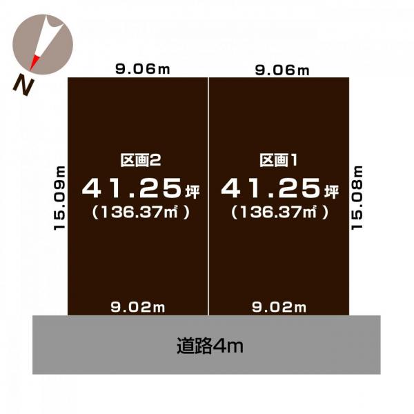 土地 新潟市西区寺尾上５丁目 JR越後線寺尾駅 480万円